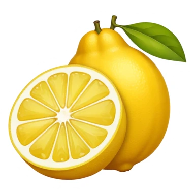 citron dont un a moitie coupe sticker