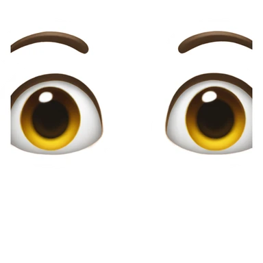 Big eyes with a glue stick on the lids sticker