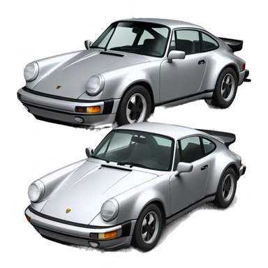 porsche 930 simple   sticker