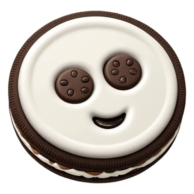 GALLETA OREO, CON OJITOS Y MANOS sticker