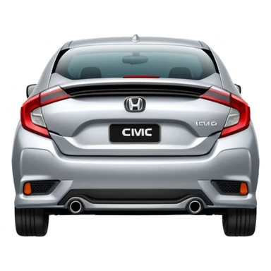 Honda Civic 1.6 İes egzozlu sticker