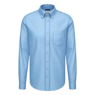 light blue oxford shirt sticker