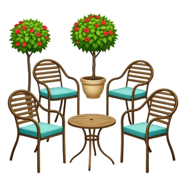 garden furniture sticker