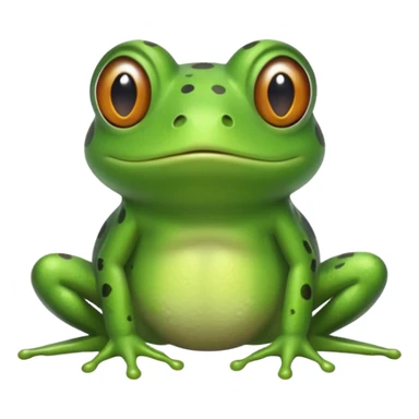 Frog breaking wind showing wind from bum sticker