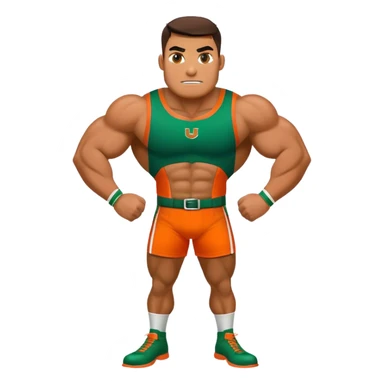 University of Miami mascot sticker