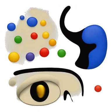 Joan miro  sticker