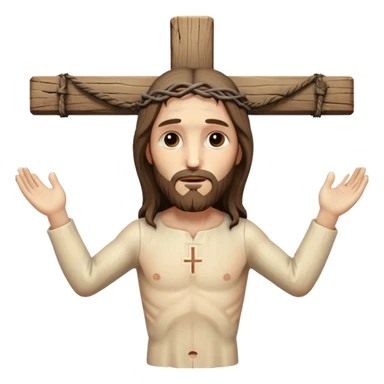 Jesus cross sticker