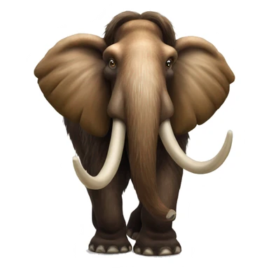 Hyper realistic mammoth  sticker
