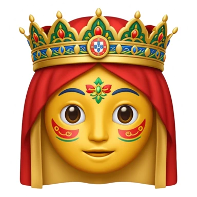 Portugal cultural icon, concise emoji style sticker