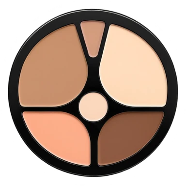 NYX Professional Makeup 3 Steps(circle)to Sculpt Face Sculpting Palette  sticker
