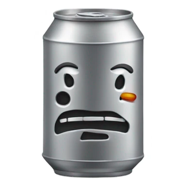 lata de metal con alcohol solido sticker