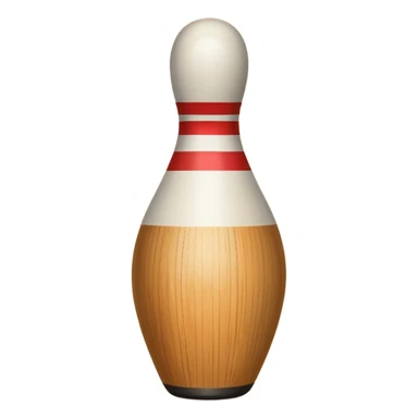a bowling pin sticker