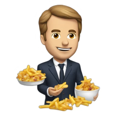 Macron qui gifle poutine sticker