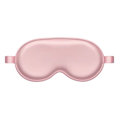 Powder pink sleep mask, no eyes sticker