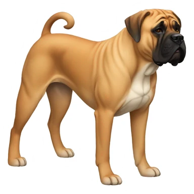 Bullmastiff Dog Breed Full Body sticker