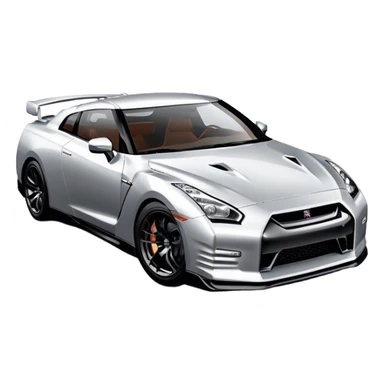 Nissan GT-R - Nissan (Model Year: 2022) (Iconic colour: Silver) sticker