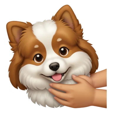 głaskany pies sticker