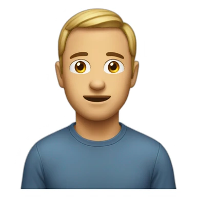 Emoji qui saigne des oreilles sticker