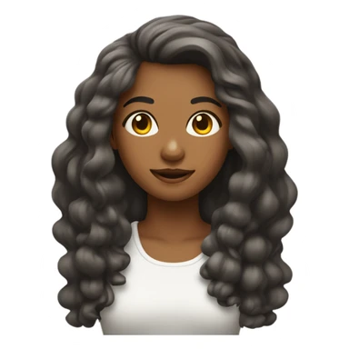 Menina com sono e cabelo bagunçado  sticker