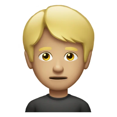 Blonde man sad with fireworks in background  sticker