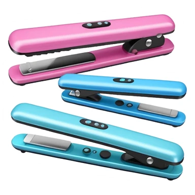 Cute Hair straightner different design sticker