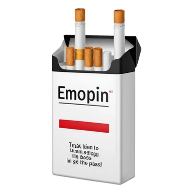 Cigarette pack emoji sticker