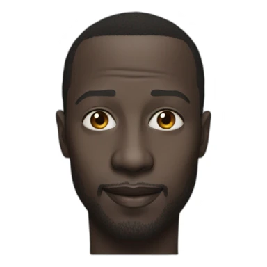 Omar sy réaliste sticker