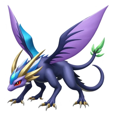 Nargacuga-Lunala-Vikavolt-fusion sticker
