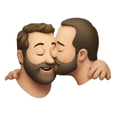 tom segura kissing bert kreischer sticker