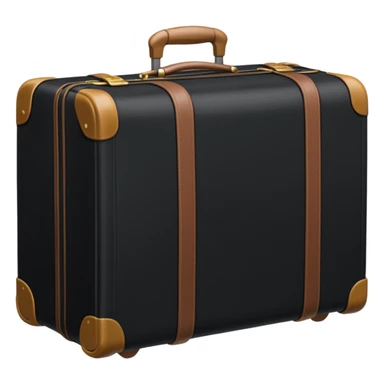 A soft-sided suitcase sticker