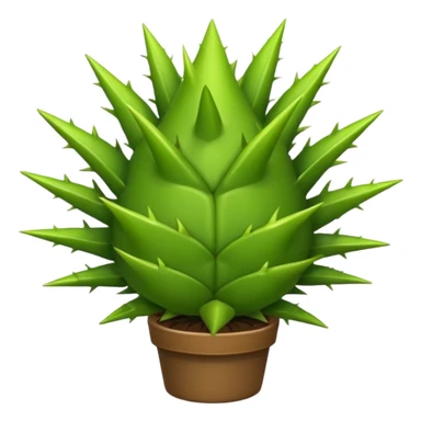 an emoji with thorns sticker