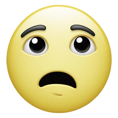 Shivering yellow circle emoji sticker