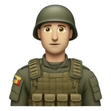 ukranian soldier sticker