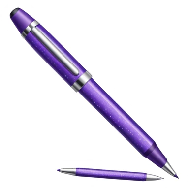 Purple Glitter office tools sticker