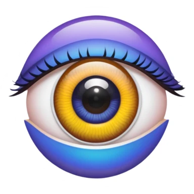  eyes spin multicolore 👁️+🌀+🟣🟢🟠🔵🔴🟡 sticker