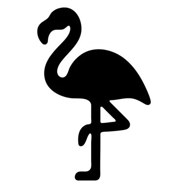 flamingo sticker