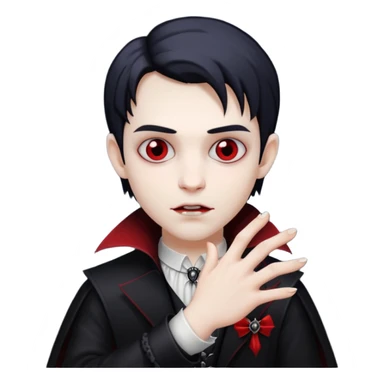 Young vamp life hand sticker