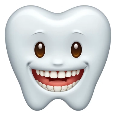 teeth without smile sticker