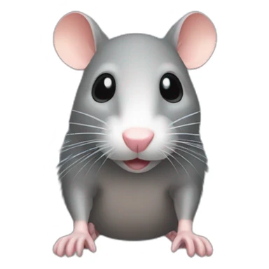 zoom background rat sticker