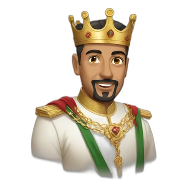 King of morocco sticker