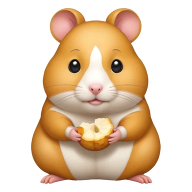 eat hamster sticker
