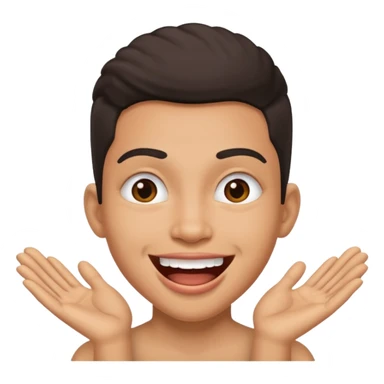 Smiley face mixed 🤗+😬 sticker