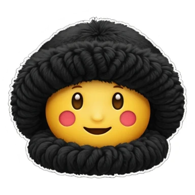 làm emoji mũ papakha của khabib sticker
