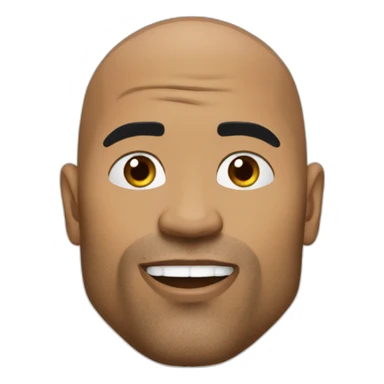 The rock eat à eg sticker