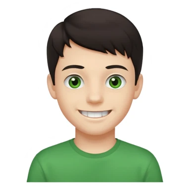 teenager-boy-dark-hair-green-eyes-tshirt-smiling-with-teeth-showing sticker