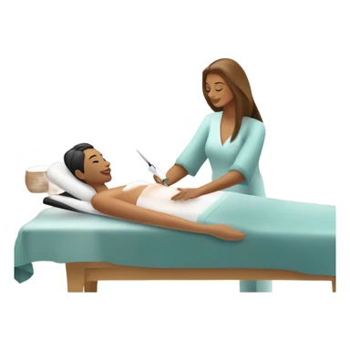 spa at a cosmetologist sticker