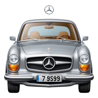 Mercedes Benz  old model sticker