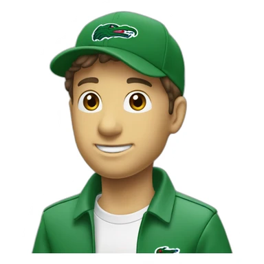 شاب يلبس حداأ tn وسرفات Lacoste  sticker