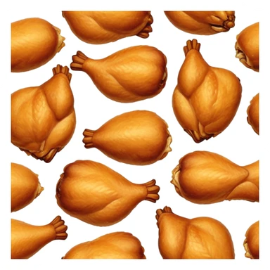 Baked chicken sticker