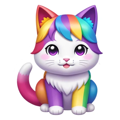 Aphmau toys called meemeows rainbow edition sticker